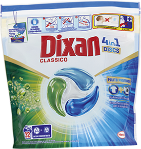 DETERSIVO PER LAVATRICE IN CAPS DIXAN x32 vari tipi 