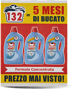 DETERSIVO PER LAVATRICE OMINO BIANCO 44 LAVAGGI vari tipi