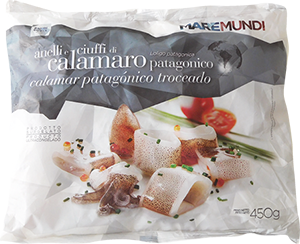 ANELLI E CIUFFI DI CALAMARO PATAGONICO SURGELATI MAREMUNDI 