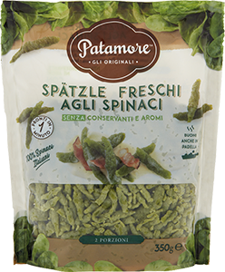 SPATZLE AGLI SPINACI PATAMORE 