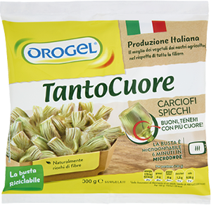 CUORI DI CARCIOFI IN SPICCHI SURGELATI OROGEL 