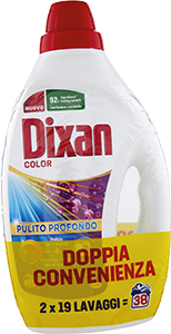 DETERSIVO PER LAVATRICE LIQUIDO DIXAN 19 LAVAGGI X2 