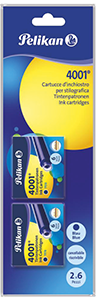 CONFEZIONE 2 CARTUCCE PER PENNA STILOGRAFICA PELIKAN