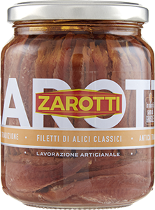 FILETTI DI ALICI ALL'OLIO DI GIRASOLE ZAROTTI