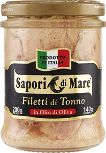 FILETTI DI TONNO ALL'OLIO DI OLIVA SAPORI DI MARE 