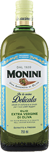 OLIO EXTRA VERGINE  DI OLIVA PER LA CUCINA DELICATA MONINI