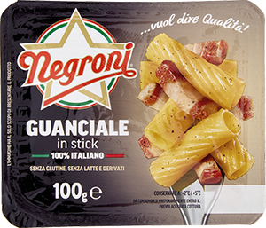 GUANCIALE IN STICK NEGRONI 