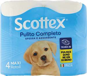 CARTA IGIENICA PULITO COMPLETO SCOTTEX