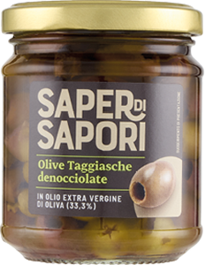 OLIVE TAGGIASCHE IN OLIO EXTRA VERGINE SAPER DI SAPORI 