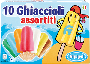GHIACCIOLI ASSORTITI ALPIGEL X10
