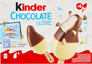 STECCO GELATO KINDER CIOCCOLATO FERRERO X4