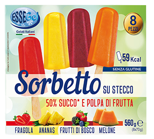 SORBETTO FRUTTA ESSEGEL