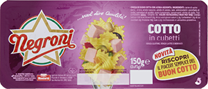 CUBETTI DI PROSCIUTTO COTTO NEGRONI