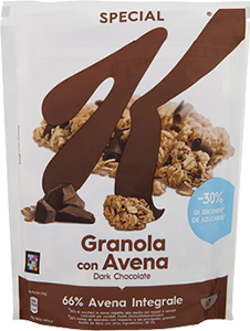 GRANOLA CON AVENA DARK CHOCOLATE SPECIAL K KELLOGG'S