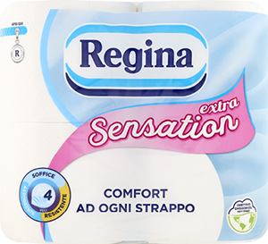 CARTA IGIENICA SENSATION REGINA 4 ROTOLI