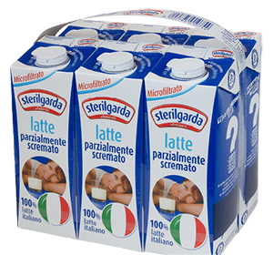 LATTE UHT PARZIALMENTE SCREMATO MICROFILTRATO STERILGARDA