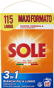 DETERSIVO PER LAVATRICE IN POLVERE SOLE 115 LAVAGGI