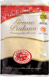 GRANA PADANO GRATTUGIATO LA FATTORIA DELLE COSE BUONE I DELIZIOSI