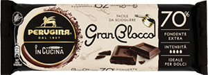 GRAN BLOCCO DI CIOCCOLATO FONDENTE 70% PERUGINA