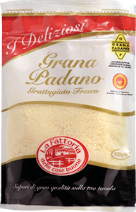 GRANA PADANO GRATTUGIATO LA FATTORIA DELLE COSE BUONE I DELIZIOSI 