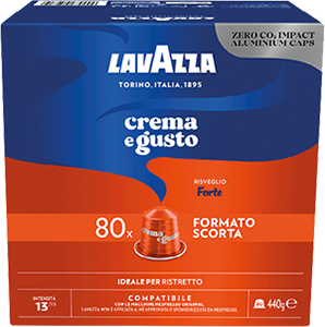 CAPSULE CAFFÈ CREMA E GUSTO FORTE LAVAZZA FORTE