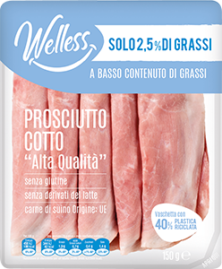 PROSCIUTTO COTTO LIGHT ALTA QUALITÀ WELLESS 