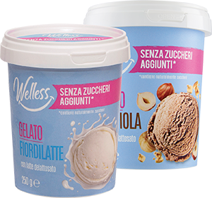 GELATO FIORDILATTE, NOCCIOLA WELLESS 