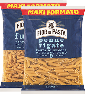 FUSILLI, PENNE RIGATE FIOR DI PASTA