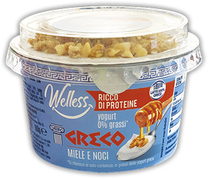 YOGURT GRECO 0% MIELE E NOCI WELLESS