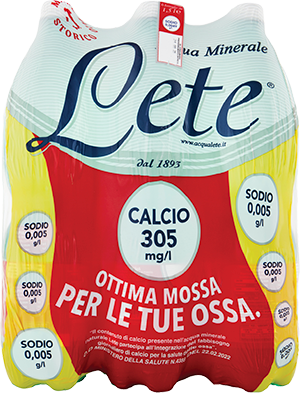 ACQUA EFFERVESCENTE NATURALE LETE