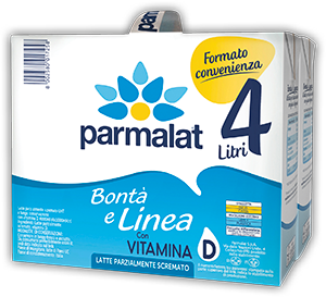 LATTE PARZIALMENTE SCREMATO PARMALAT BONTÀ E LINEA