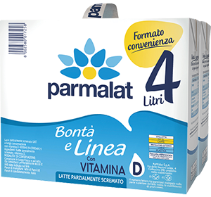 LATTE PARZIALMENTE SCREMATO PARMALAT BONTÀ E LINEA