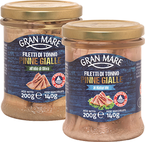 FILETTI DI TONNO PINNE GIALLE GRAN MARE
