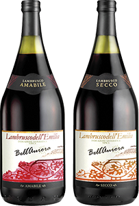 LAMBRUSCO AMABILE E SECCO FRIZZANTE IGT
