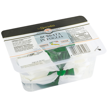 Burrata in foglia