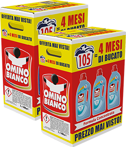 DETERSIVO LIQUIDO LAVATRICE OMINO BIANCO
