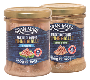 FILETTI DI TONNO PINNE GIALLE GRAN MARE