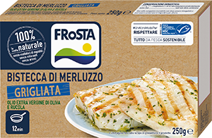BISTECCA DI MERLUZZO GRIGLIATA FROSTA