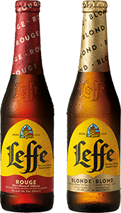 BIRRA LEFFE BLONDE, ROUGE