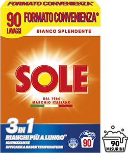 DETERSIVO LAVATRICE IN POLVERE SOLE