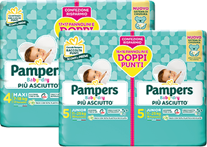 PANNOLINI PAMPERS BABY DRY