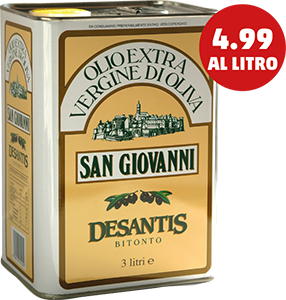 OLIO EXTRA VERGINE DI OLIVA DESANTIS