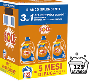 DETERSIVO LIQUIDO LAVATRICE SOLE