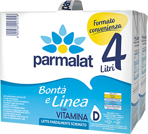 LATTE PARZIALMENTE SCREMATO PARMALAT BONTÀ E LINEA