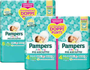 PANNOLINI PAMPERS BABY DRY