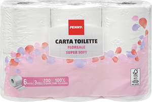 CARTA IGIENICA PROFUMATA PENNY.