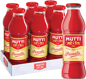 PASSATA DI POMODORO MUTTI* CONF. DA 6 PZ = 6,00 €