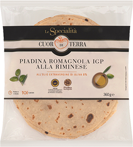 PIADINA ROMAGNOLA IGP ALLA RIMINESE LE SPECIALITÀ CUOR DI TERRA