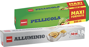 PELLICOLA PER ALIMENTI, ALLUMINIO PENNY.