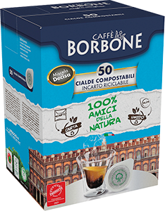 CIALDE CAFFÈ COMPOSTABILI BORBONE